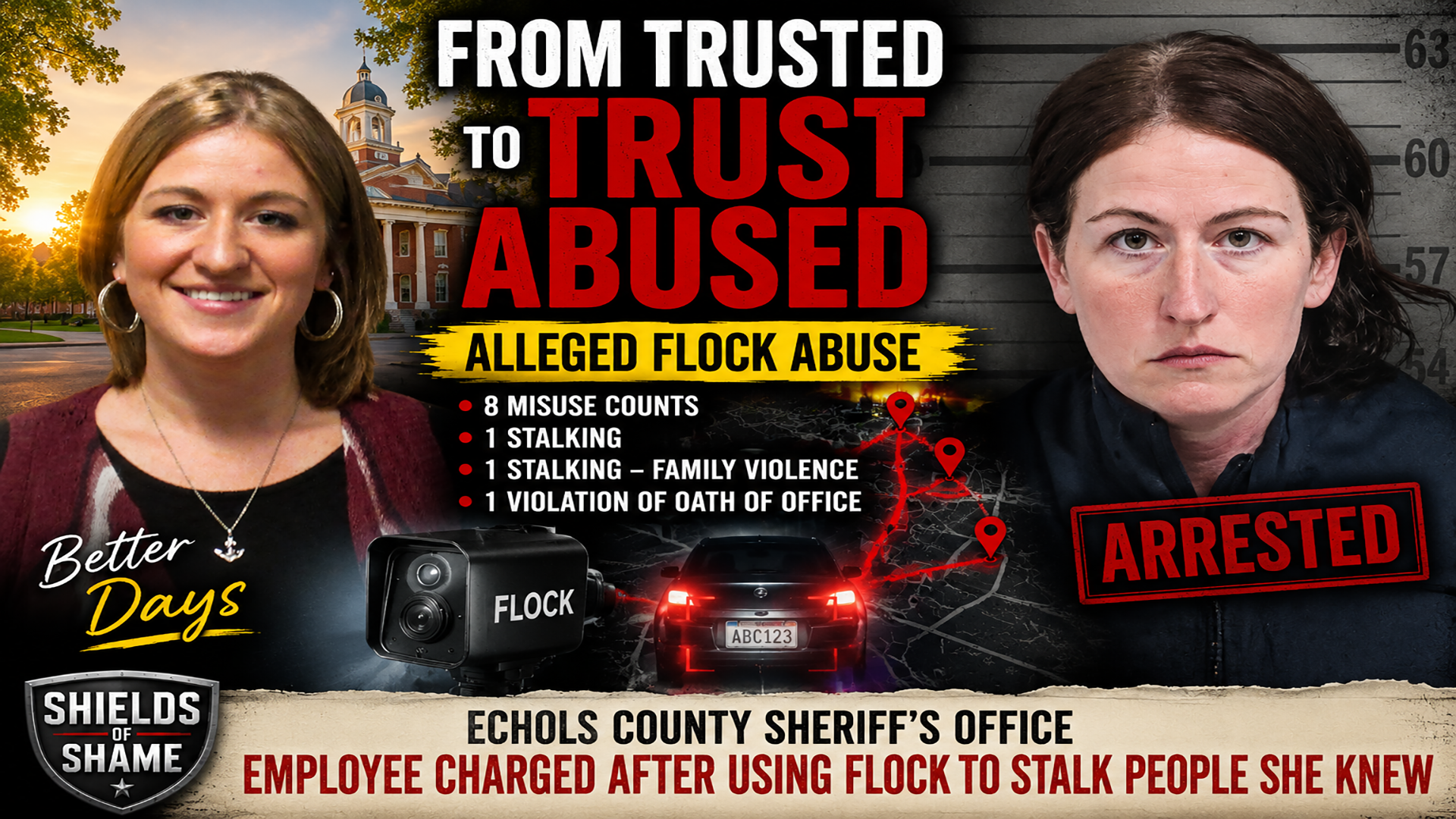 Anna Marie Altobello Flock Misuse Case: Echols County Stalking Charges and Surveillance Questions