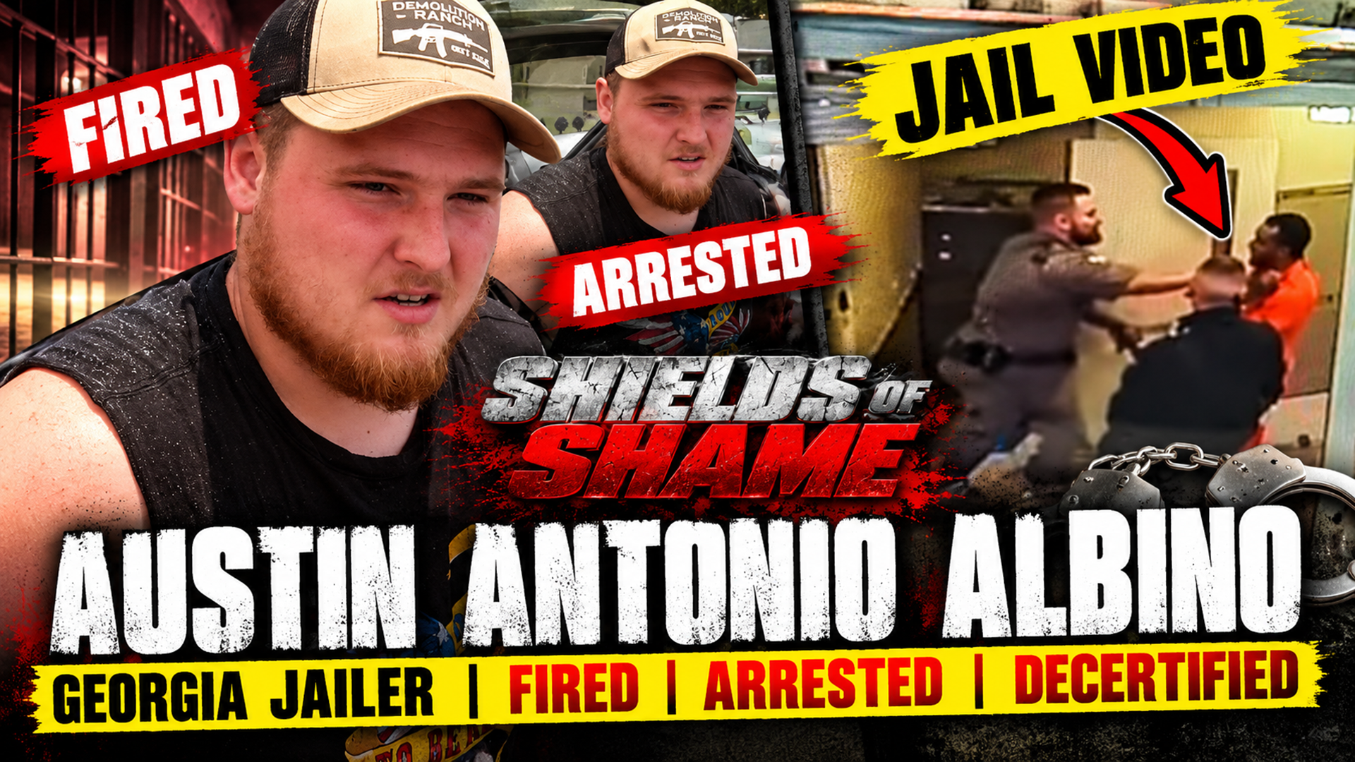 Austin Antonio Albino: Newton County Jailer Fired After Inmate Force Incident, POST Certification Revoked