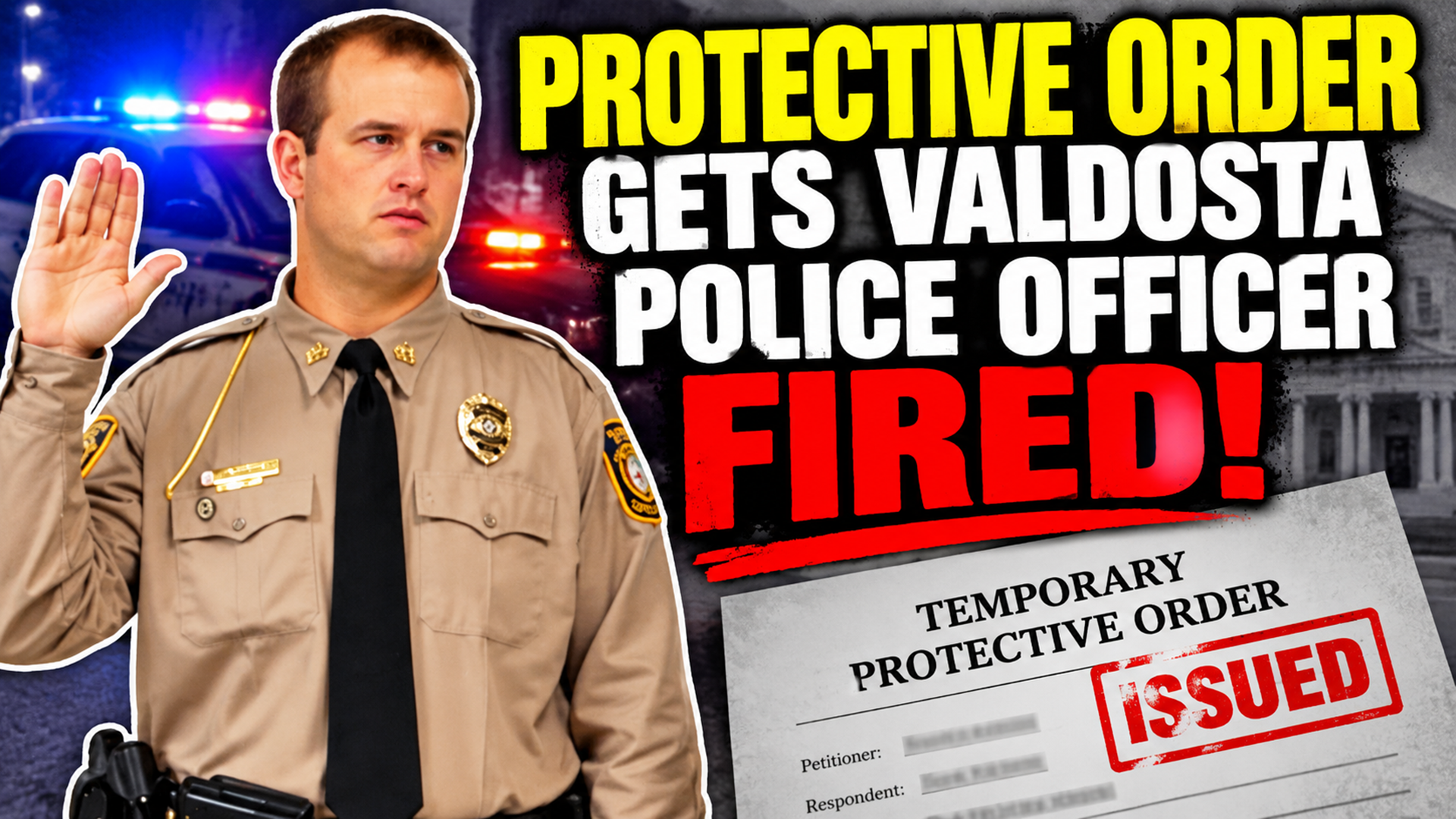 Protective Order Gets Valdosta Police Officer Fired: The Billy Joe Cribb Jr. Case