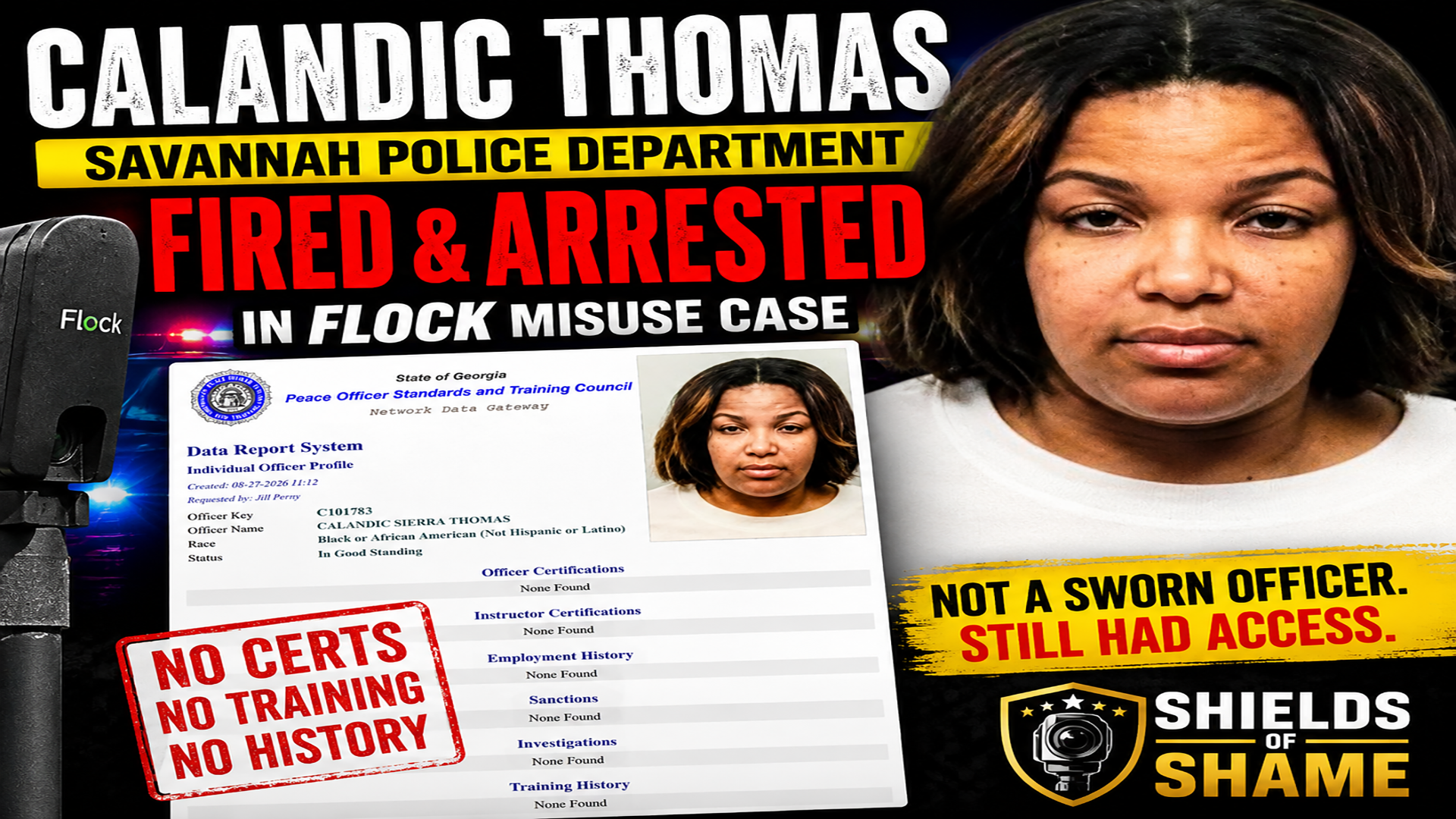 Calandic Sierra Thomas — Savannah Flock Investigation