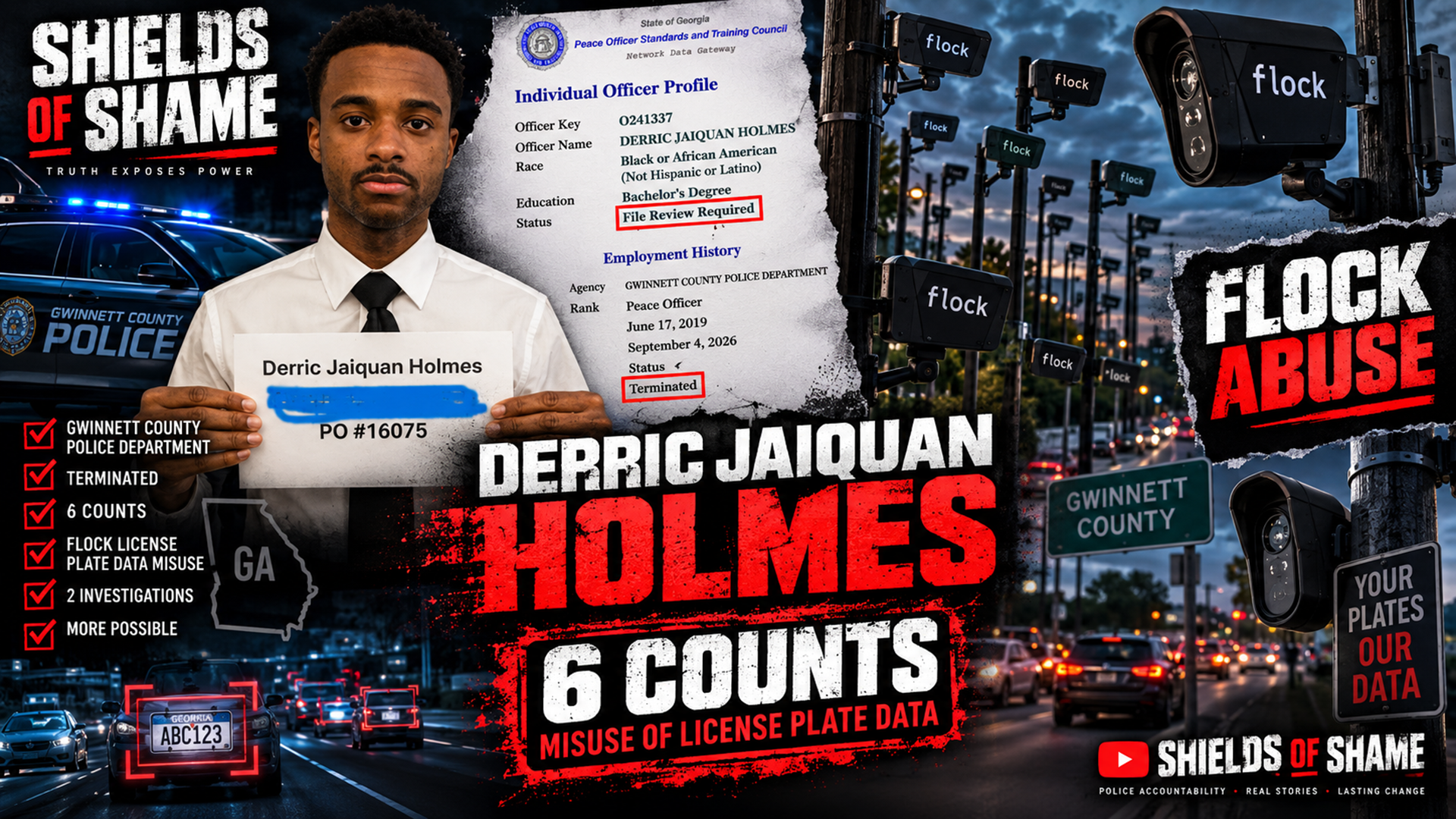 Derric Jaiquan Holmes — Gwinnett County Flock Investigation