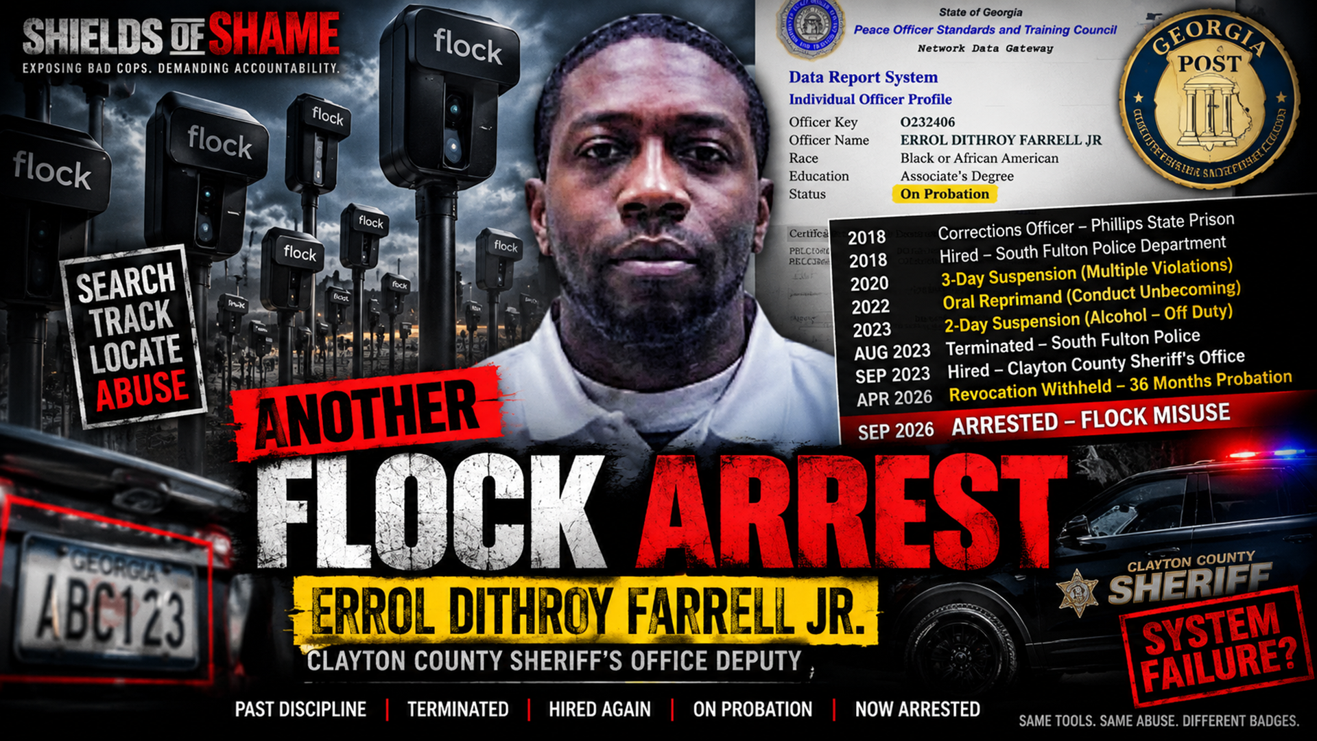 Errol Dithroy Farrell Jr. — Clayton County Flock Investigation