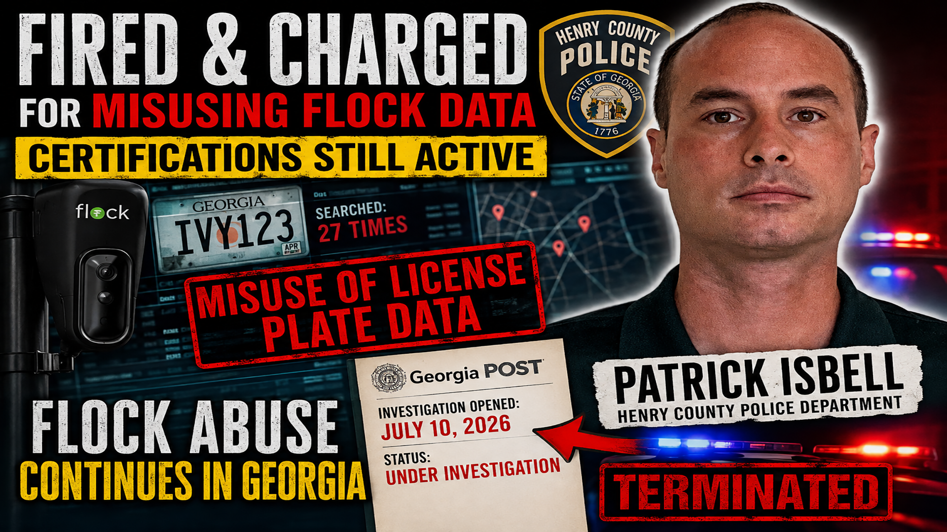 Patrick Lee Isbell — Henry County Police Flock Misuse Investigation