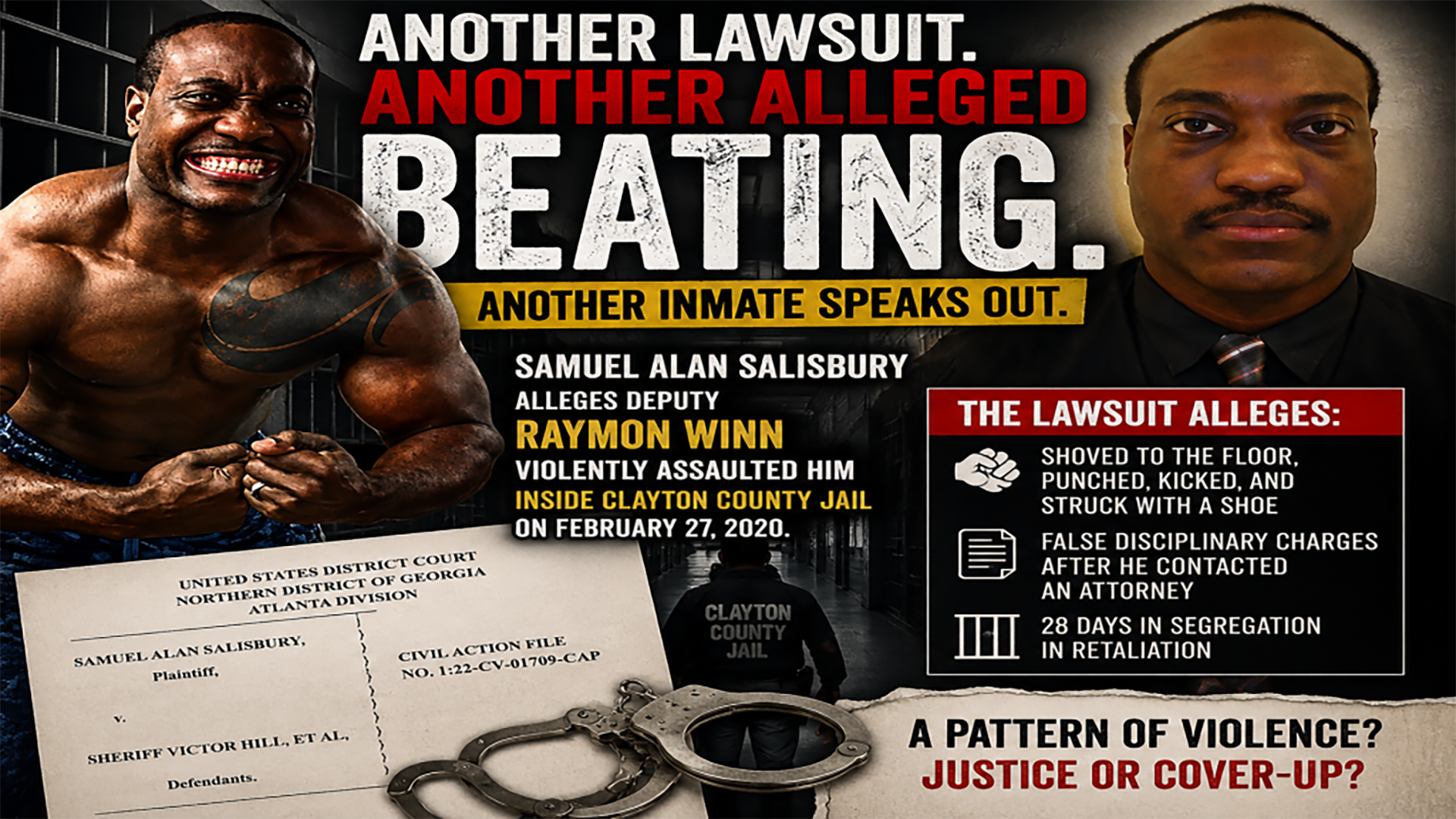 Samuel Salisbury v. Victor Hill: Raymon Winn Beating Allegations, Retaliation Claims and Federal Dismissal