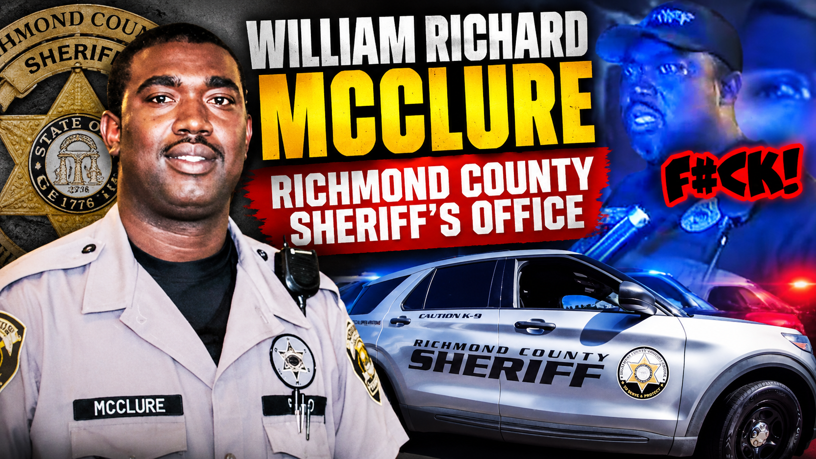 William Richard McClure: Suspension, Racial Profiling Complaint and Richmond County Sheriff’s Office Records