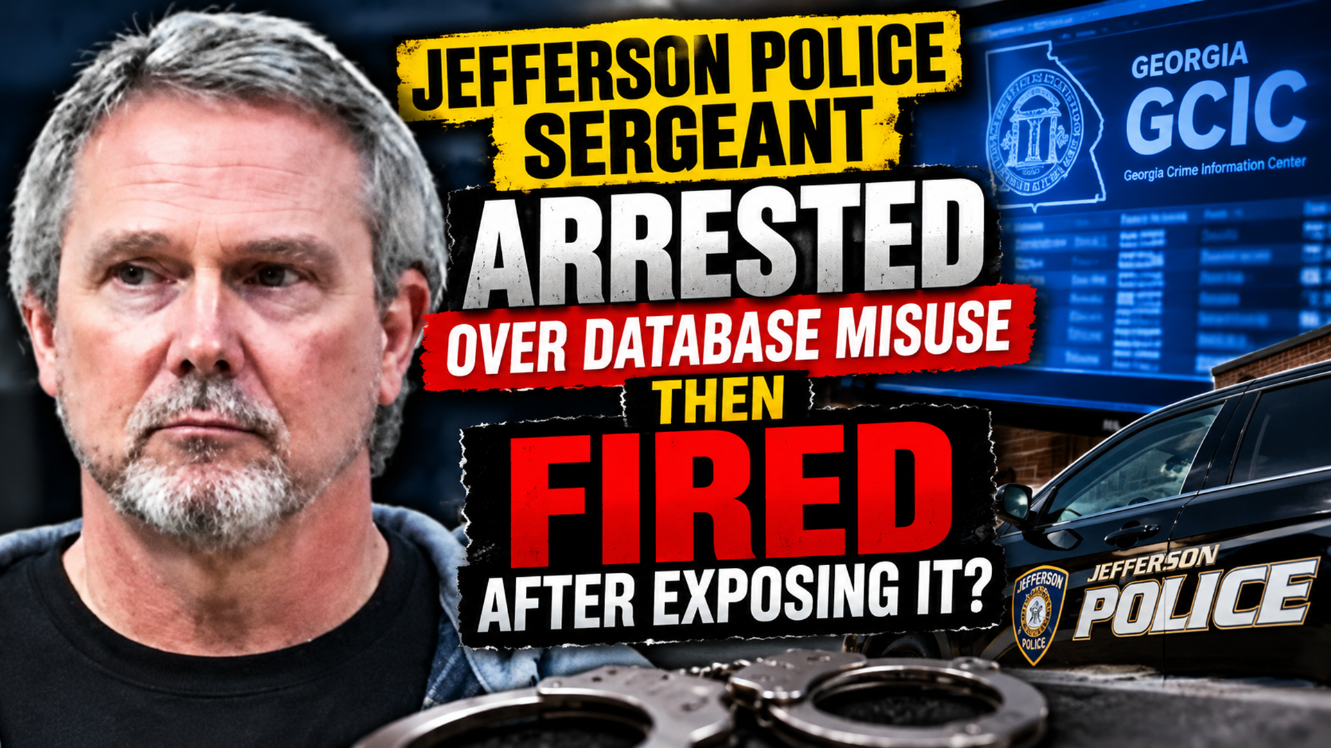 Reginald Lee New: Arrested Over GCIC Misuse, Then Fired After Raising Allegations